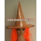 Wholesale Plush Party Halloween Spider Witch Hat factory MH-0764