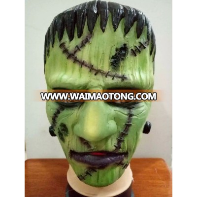 Halloween cheap Masquerade 3D PVC Green Monster Design Party Mask